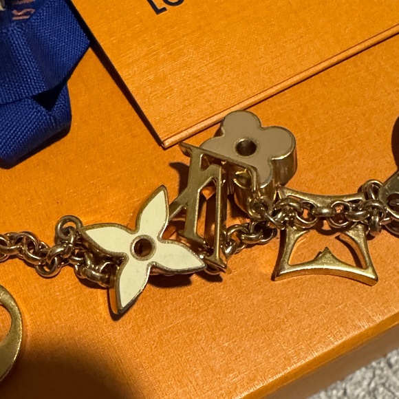Louis Vuitton Fleur Monogram Bag Charm Chain - Picture 13 of 13